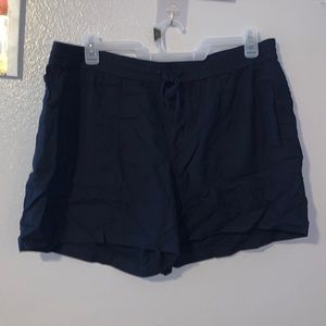 Maurices Navy blue lightweight pull On summer shorts